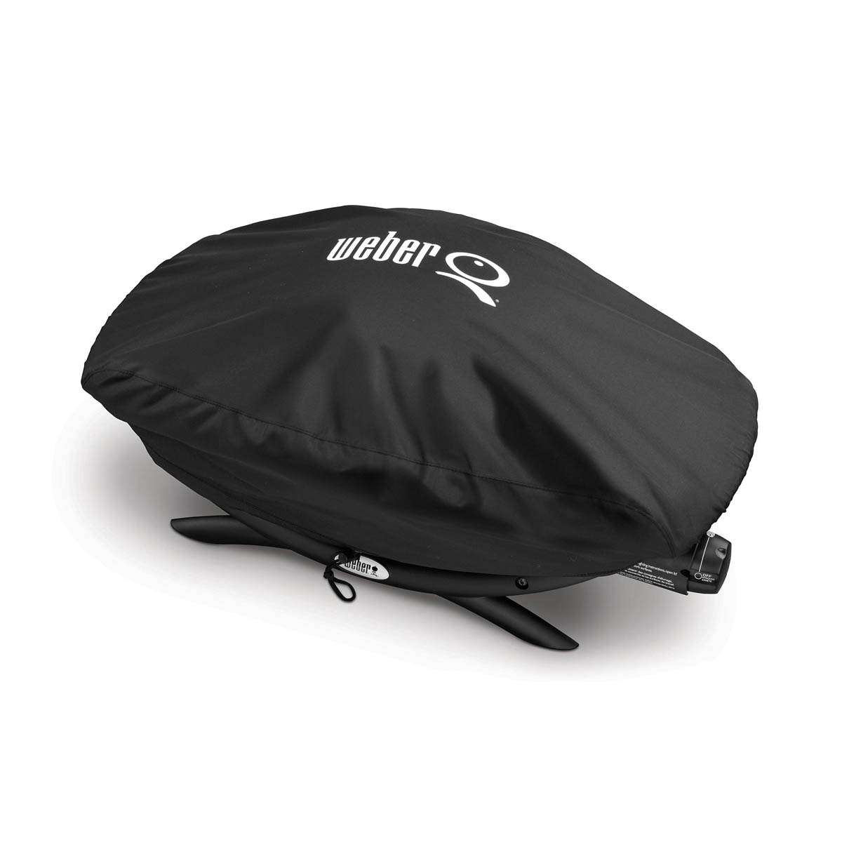 Weber BBQ Cover Premium Q2000 Black Barbecue Water-Resistant (L)630 (W)6.35 - Image 2