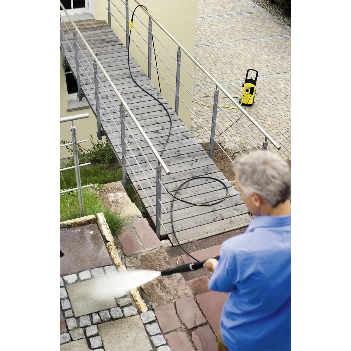 Karcher Hose Extension For Pressure Washers Flexible Extra Reach 6m - Image 5