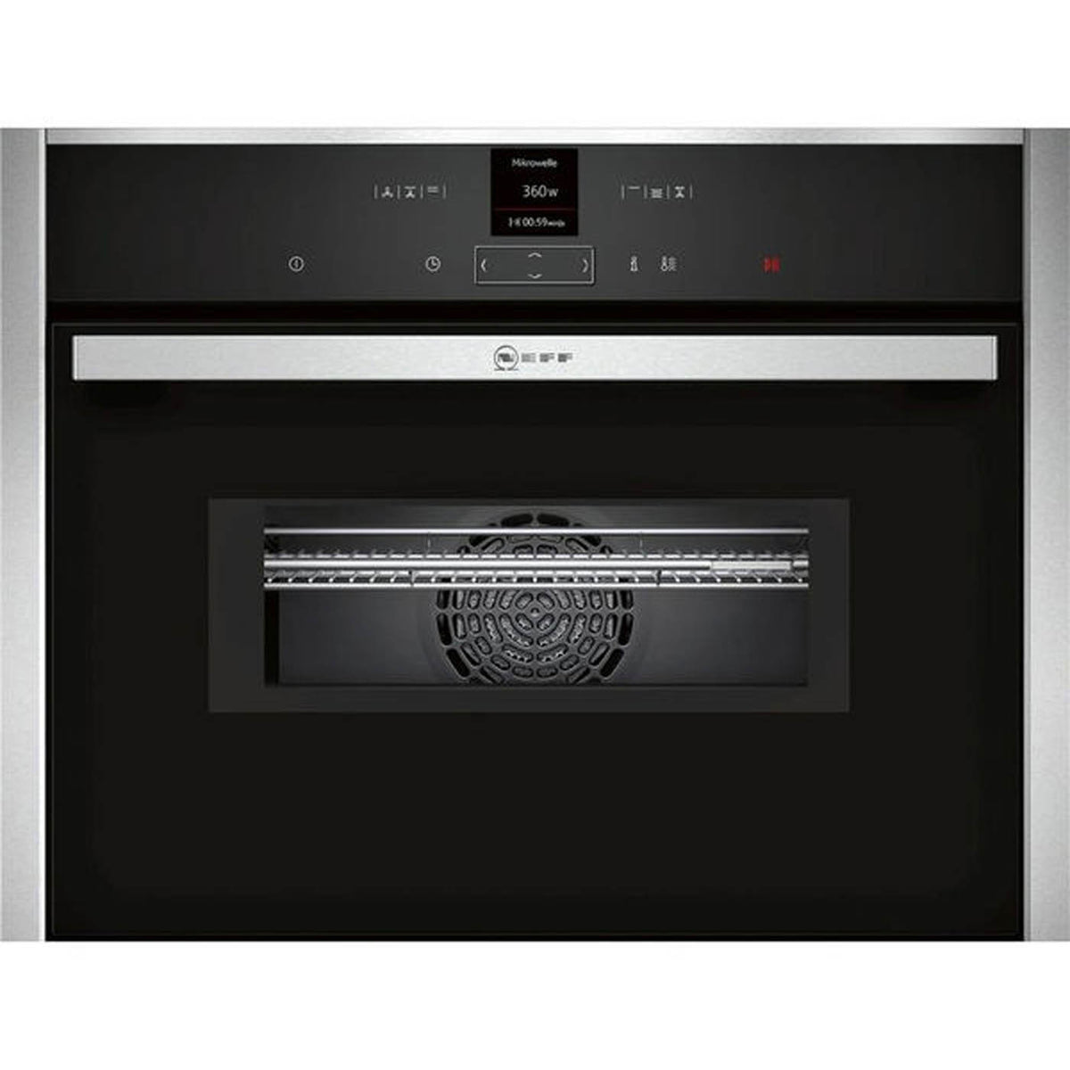 NEFF Built-in Oven with Microwave Compact C17MR02N0B Stainless Steel - Image 1