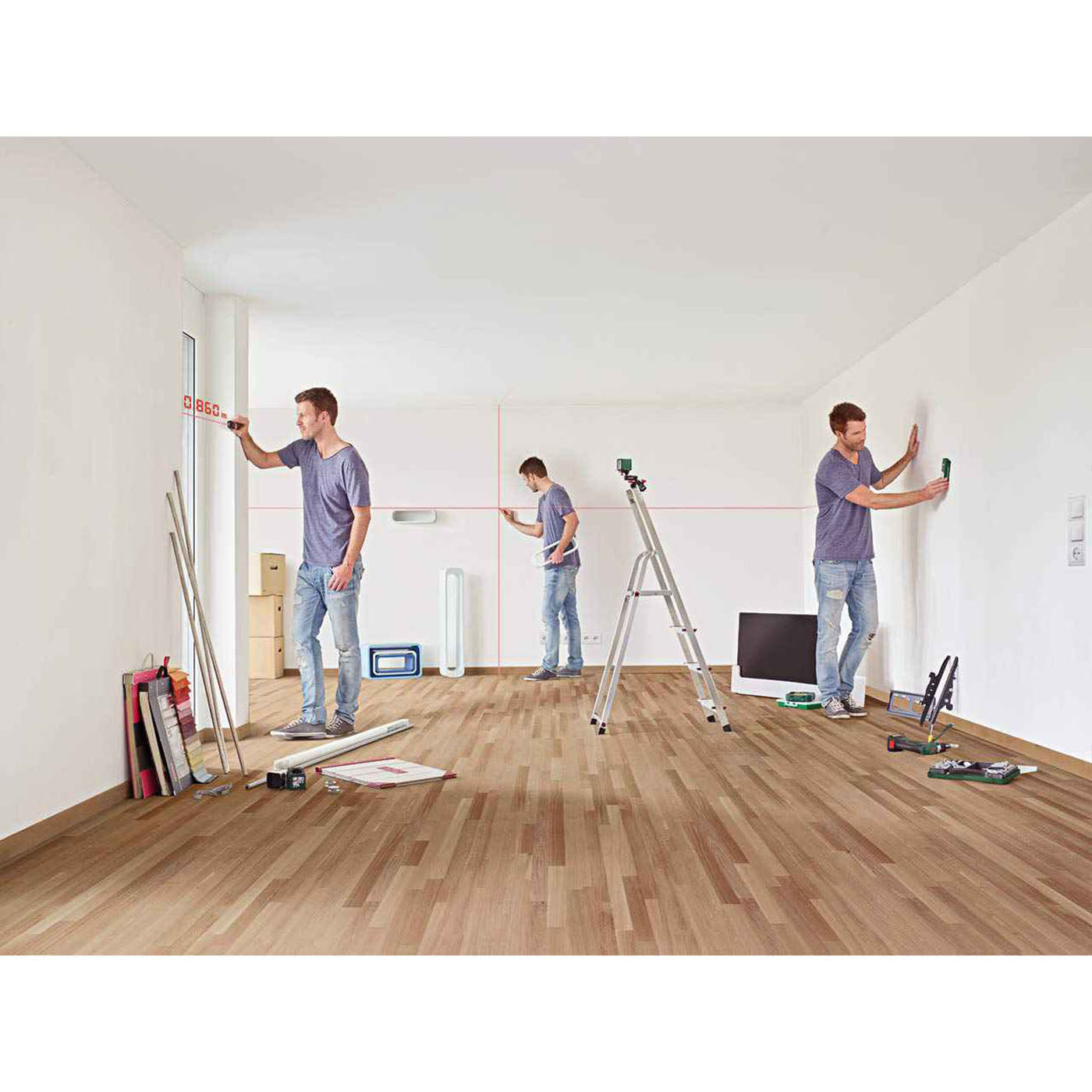 Bosch Electrical Detector Metal Live Wire Automatic Calibration Digital Portable - Image 2