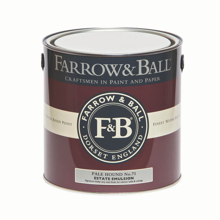 Farrow & Ball Emulsion Paint Wall Ceiling Pale Hound No.71 Matt Quick Dry 2.5L - Image 2