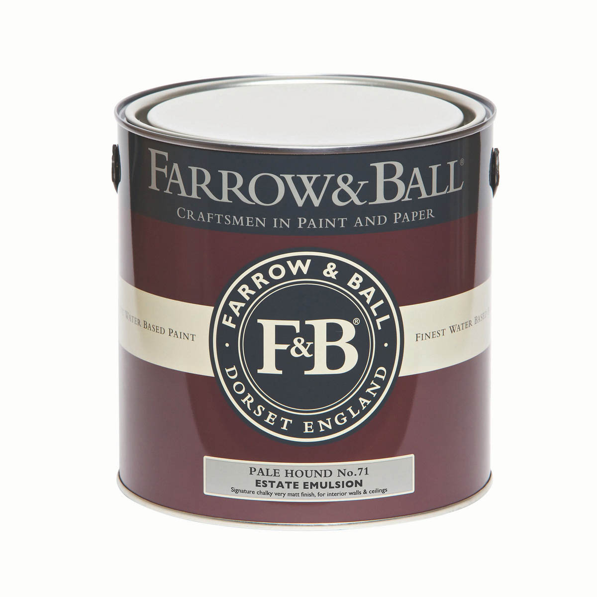 Farrow & Ball Emulsion Paint Wall Ceiling Pale Hound No.71 Matt Quick Dry 2.5L - Image 2
