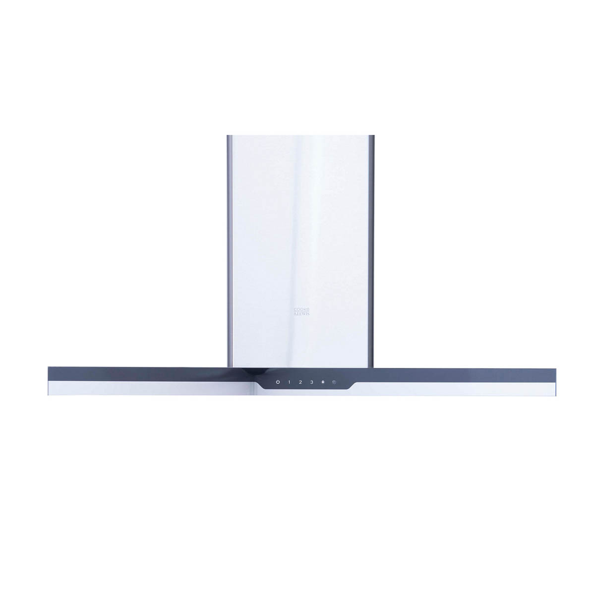 Cooker Hood Island Adjustable CLIBHS90 Stainless Steel Touch Control (W)90cm - Image 1