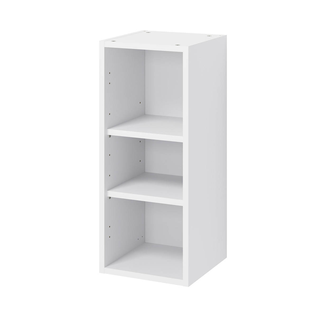 Kitchen Wall Cabinet 2 Tier Matt White Standard Storage Unit (W)300mm (D)320mm - Image 1