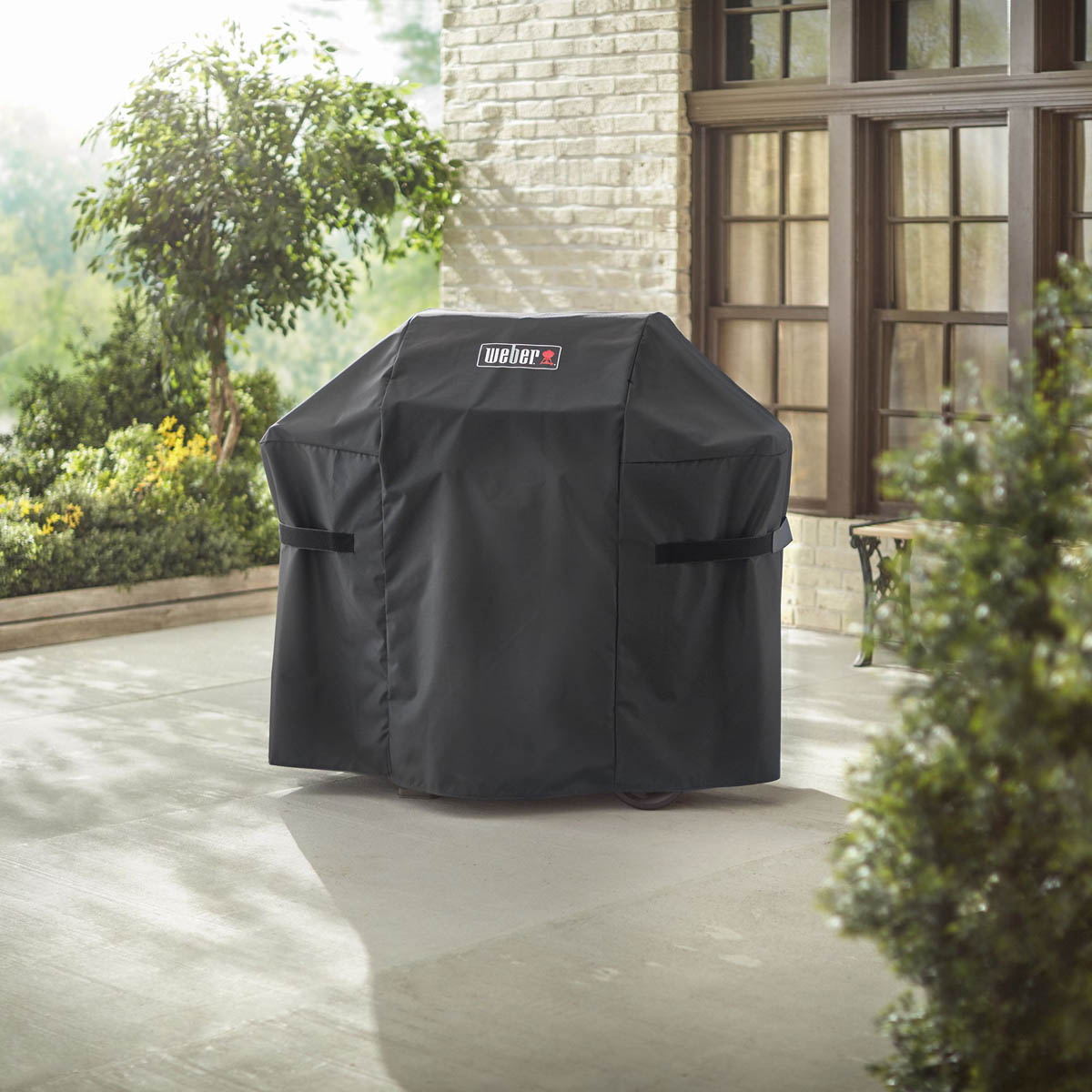 Weber BBQ Cover Barbecue Spirit 200 Series Black Rectangular (L)121.9 (W)42.5cm - Image 2