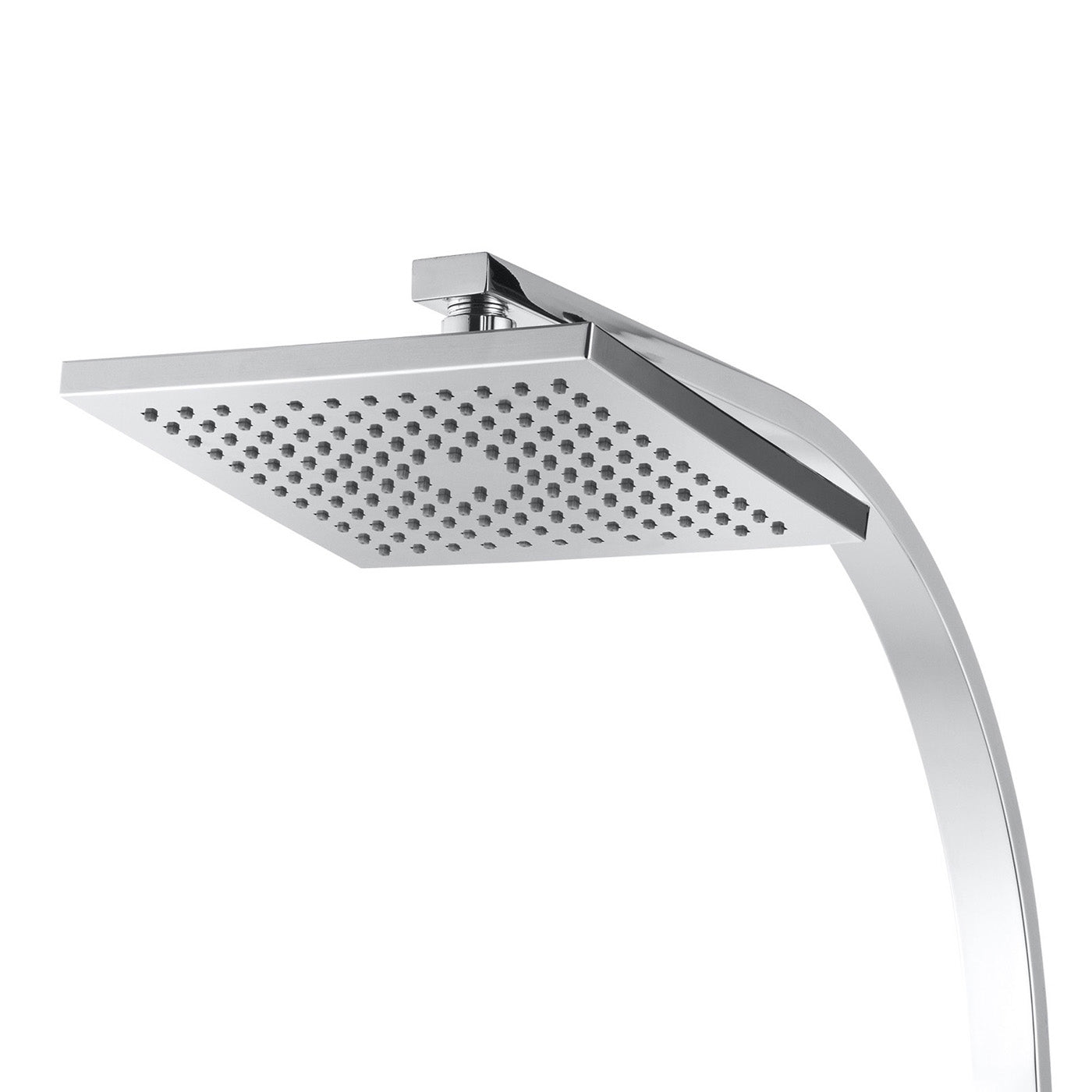 Shower Mixer Bathroom Thermostatic Chrome Twin Square Head Riser Rail Modern - Image 2