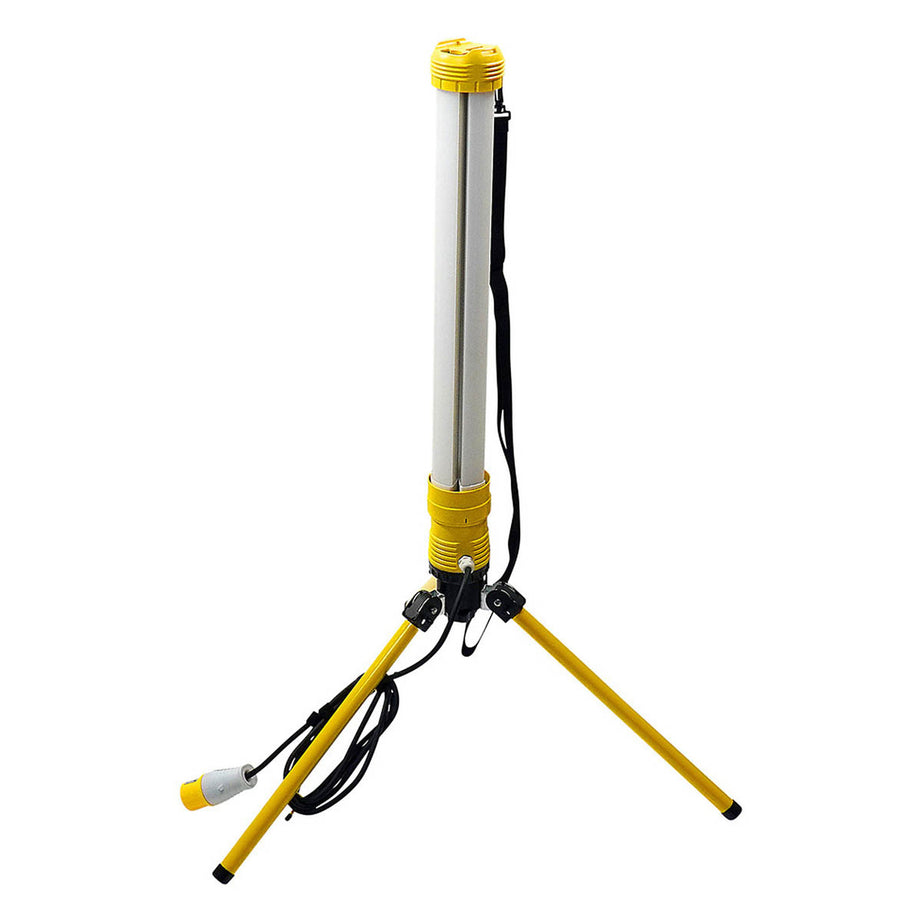 Luceco Work Light Tripod Integrated LED 360° Open Area 110V Foldable Portable - Image 4