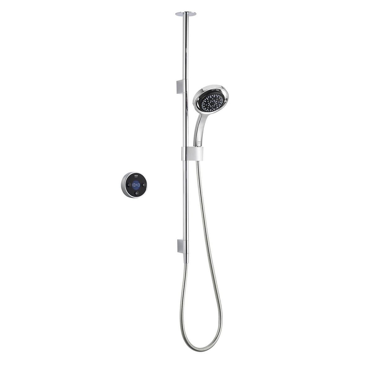 Mira Mixer Shower Digital 4 Spray Pattern Chrome Effect H/P Combi Exposed Valve - Image 1