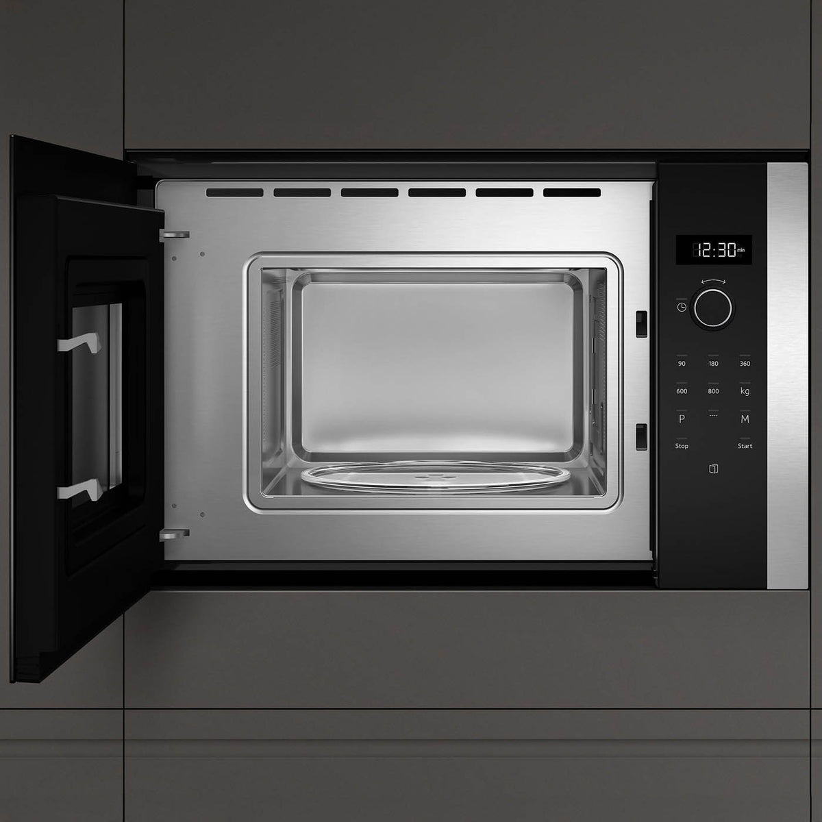 NEFF Microwave Built-In N50 HLAWD23N0B LED-Display Touch Control 20L Black 800W - Image 5