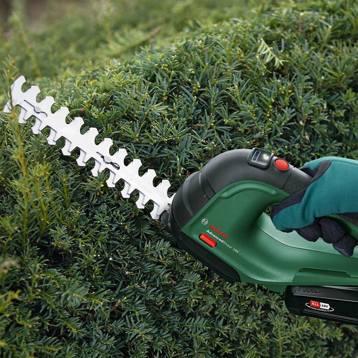 Bosch Cordless Hedge Trimmer Grass Shear 20cm 18V 2Ah AdvancedShear - Image 7