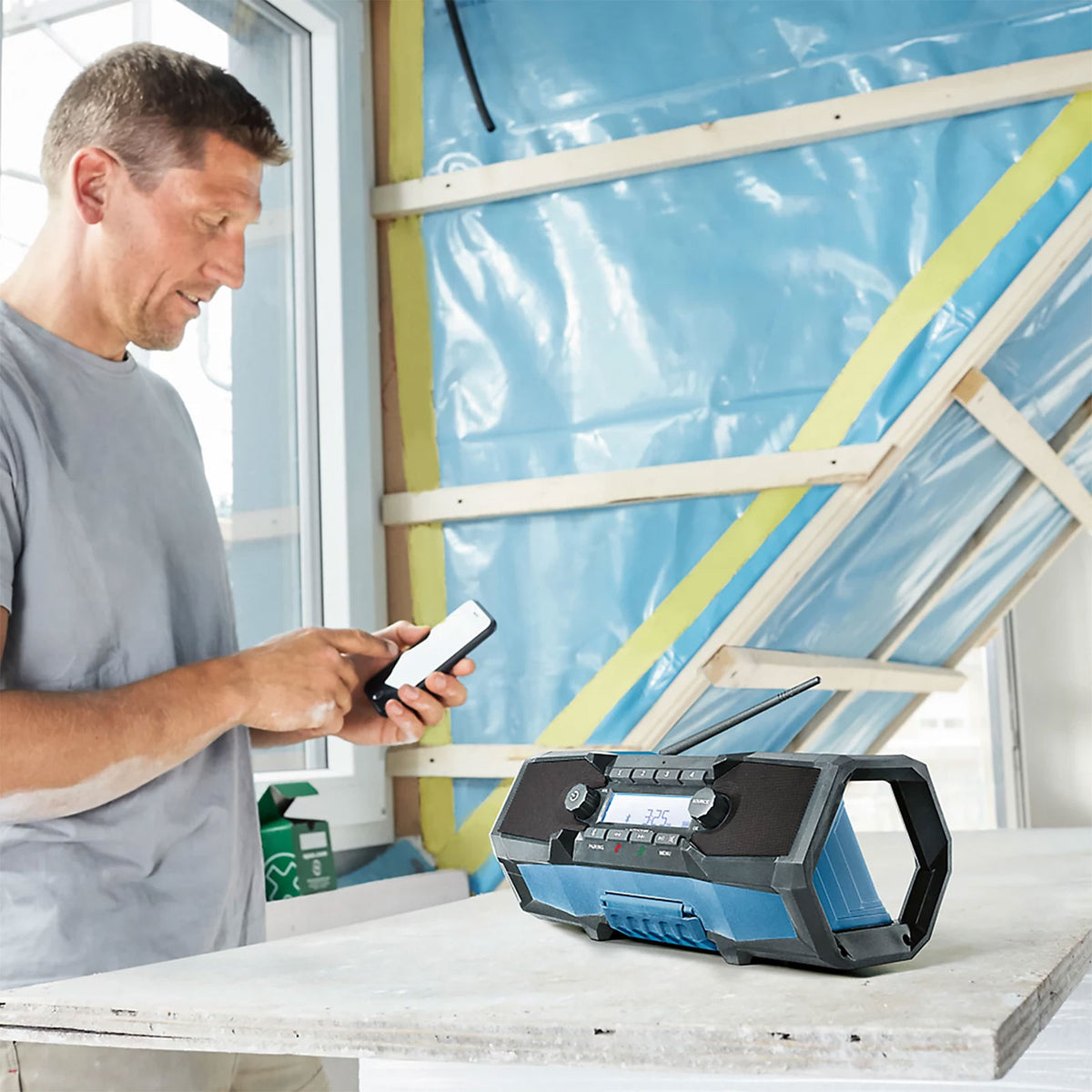 Bosch Professional Job Site Radio Bluetooth AM FM Bare Unit GPB 18V-2 C - Image 3