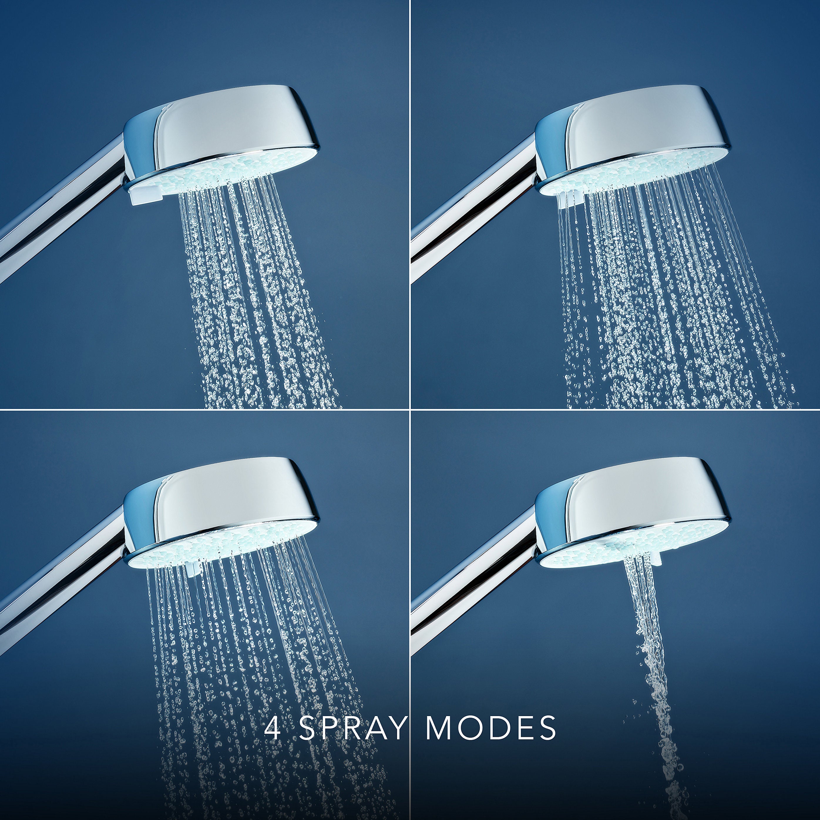 Mira Electric Shower 9kW Gloss White 4 Spray Pattern Round Head Modern Bathroom - Image 6