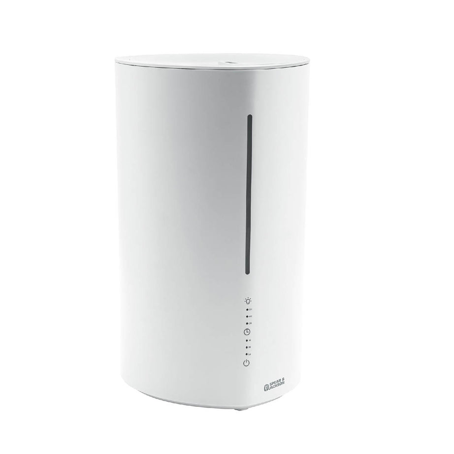 Spear & Jackson Air Humidifier 3L Plastic White 3 Settings LED Night Light - Image 2