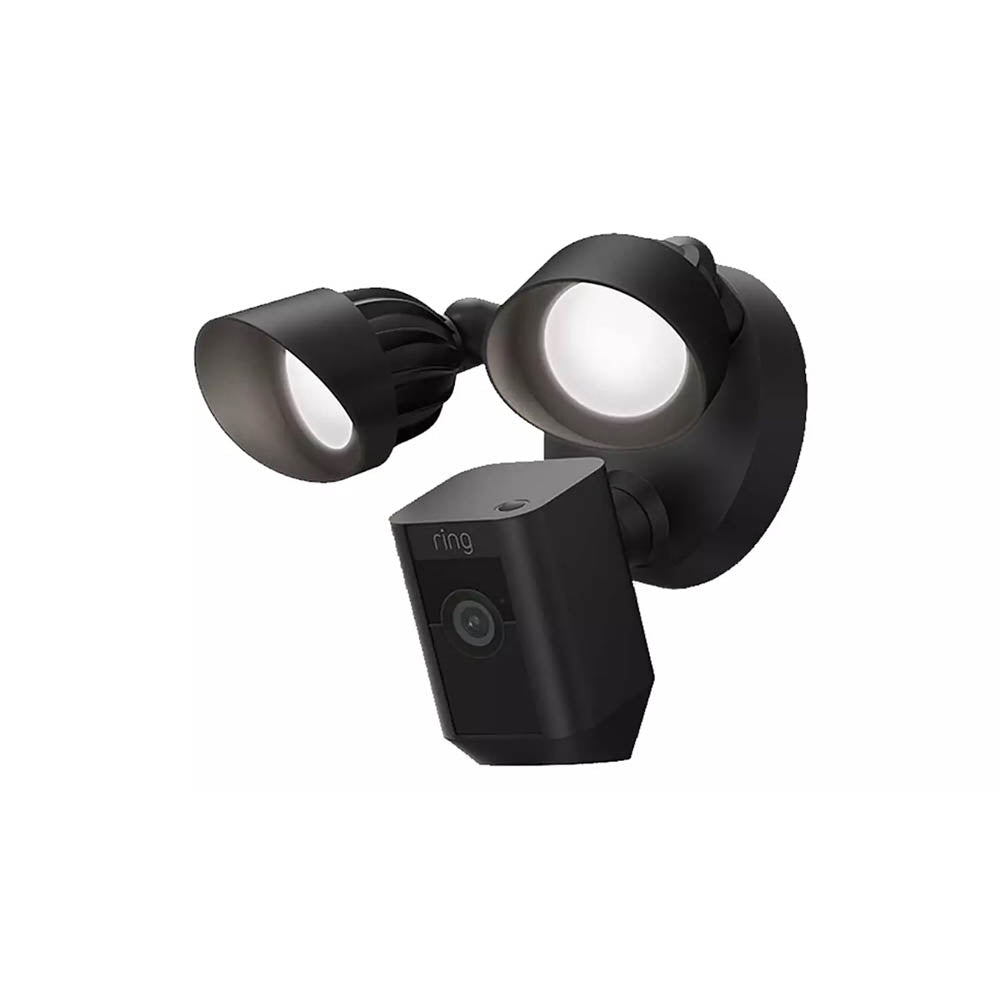 Ring Floodlight Security Camera LED Outdoor 1080p HD Two-Way Talk 2000 Lm Alexa - Image 1