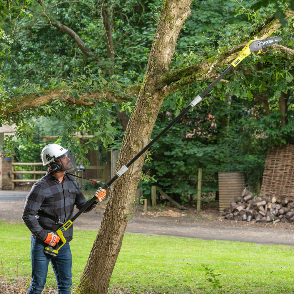 Ryobi Pole Saw Cordless RPP182020 Li-ion 2.0Ah Extendable Garden Pruner 18V - Image 4