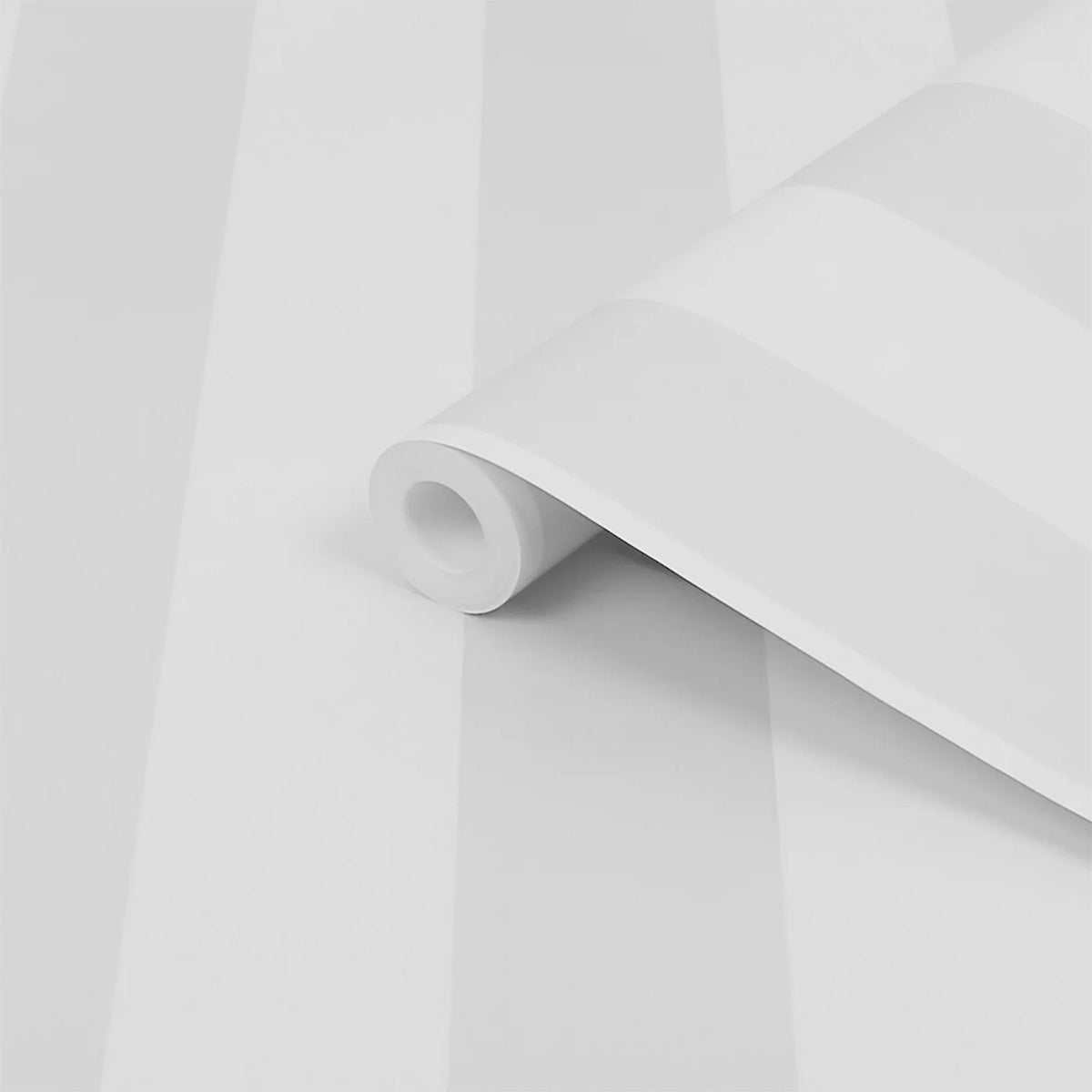 Laura Ashley Wallpaper Lille Silver Effect Stripe Smooth Contemporary 5.2m² - Image 1