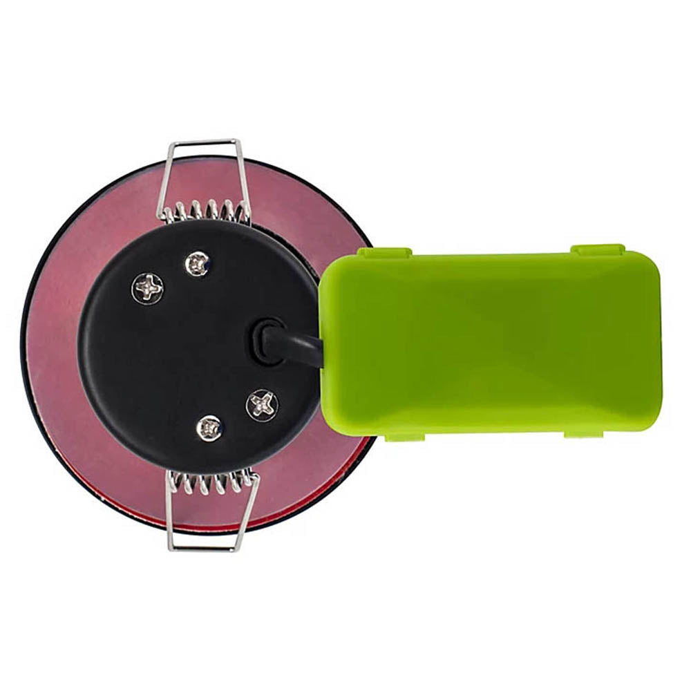 Recessed LED Downlights Ceiling Spotlight Fixed Round Black Cool White Pack Of 6 - Image 2