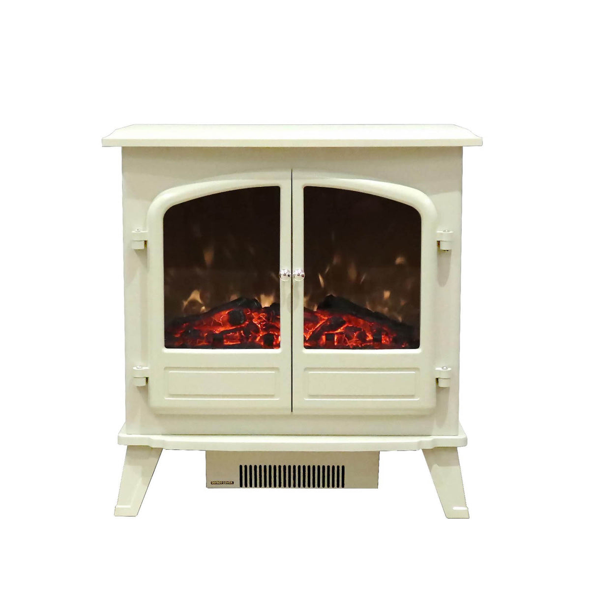 Focal Point Electric Stove 1850W Matt Cream Freestanding Heater Traditional - Image 4