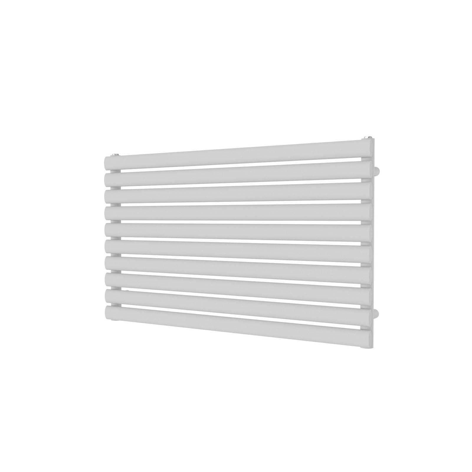Designer Radiator White Steel Thermodynamic Horizontal 2189BTU H60xW100cm - Image 1