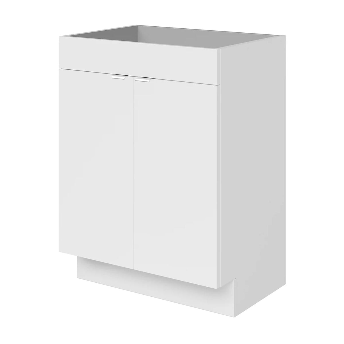 Double Bathroom Mirror Cabinet Imandra Vanity Unit Gloss White 820 x 600mm - Image 1