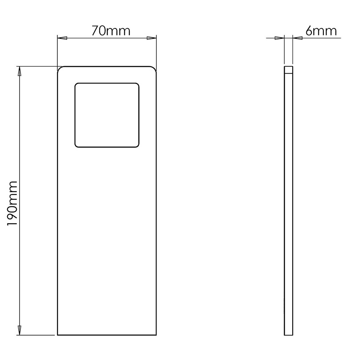 Astro Under Cabinet Light LED Variable White Aluminium Effect 190 x 70mm 3 Pack - Image 3