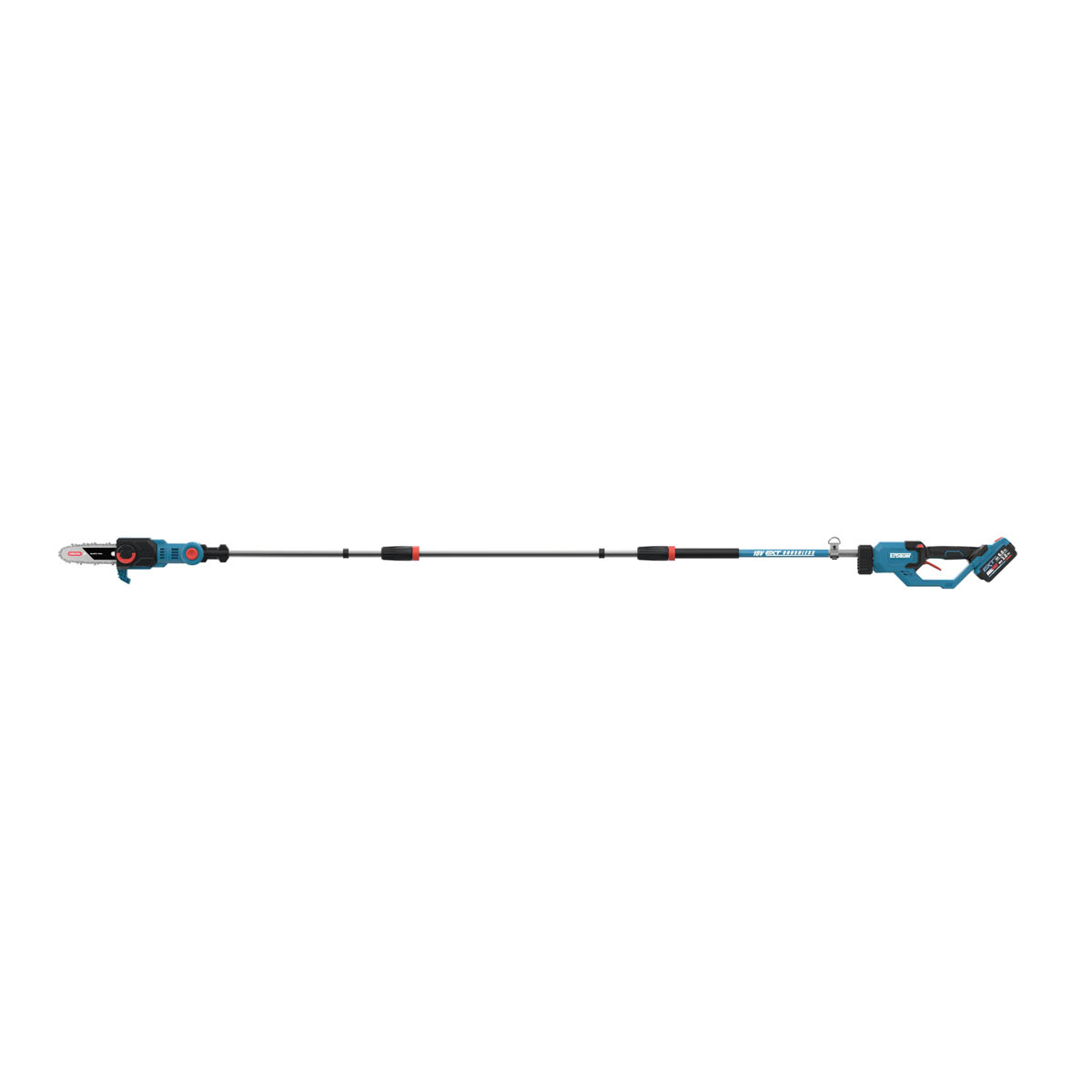 Erbauer Pole Saw Cordless 18V 6.0/3.0Ah Li-Ion ERI1020PLS Garden Chainsaw - Image 1