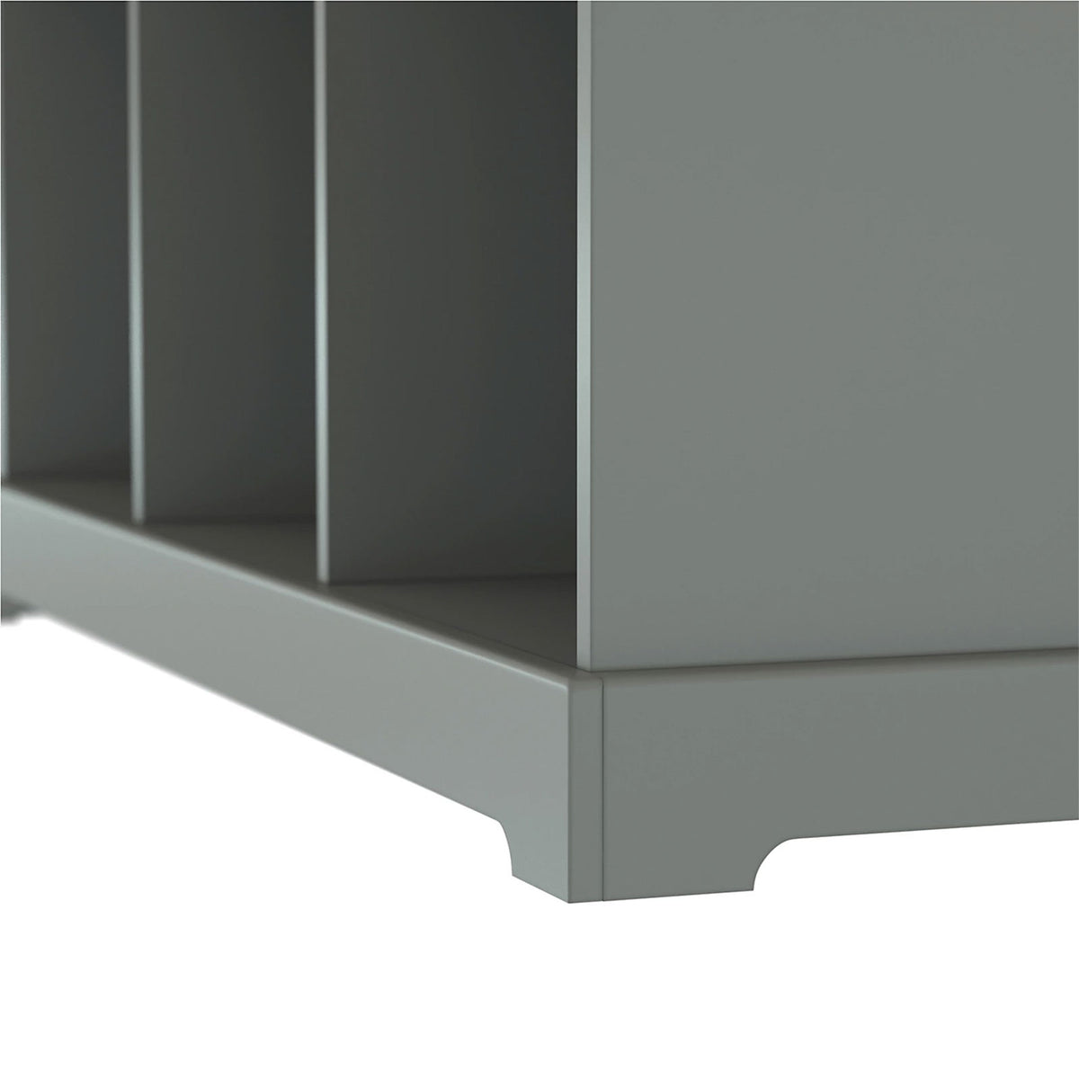 Flexi Storage Grey Mirrored Shoe Cabinet 3 Pair Hallway Storage Unit - Image 5