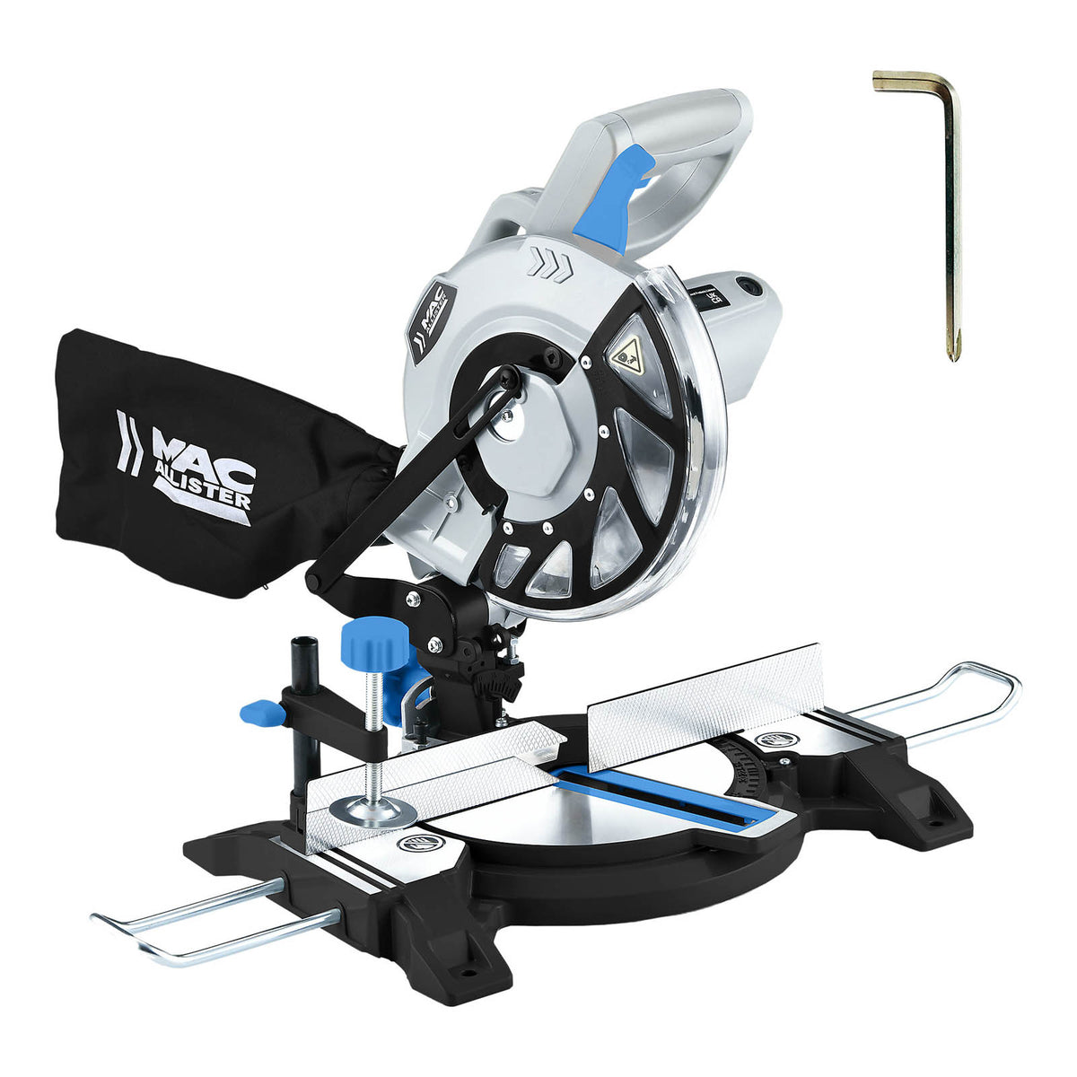 Mac Allister Compound Mitre Saw Electric MCB1360MSW Heavy Duty 210mm 1400W - Image 4