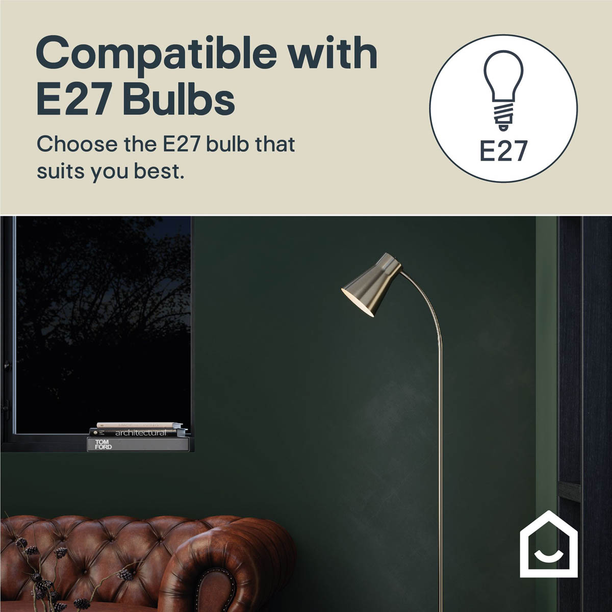 Floor Lamp Metal Satin Antique Brass Effect Adjustable Head Industrial (H)150 cm - Image 4