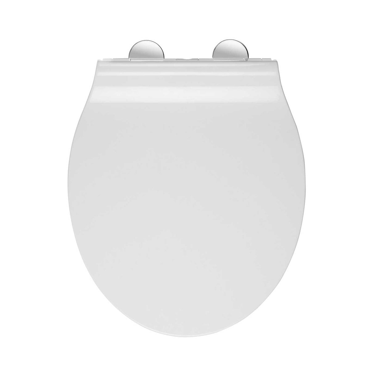 Croydex Toilet Seat White Standard Slim Soft Close Bathroom WC Heavy Duty - Image 1