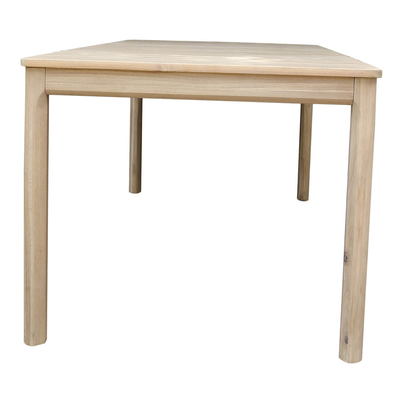 Garden Dining Table 6 Seater Rectangular Wooden Outdoor Patio Furniture Modern - Image 6