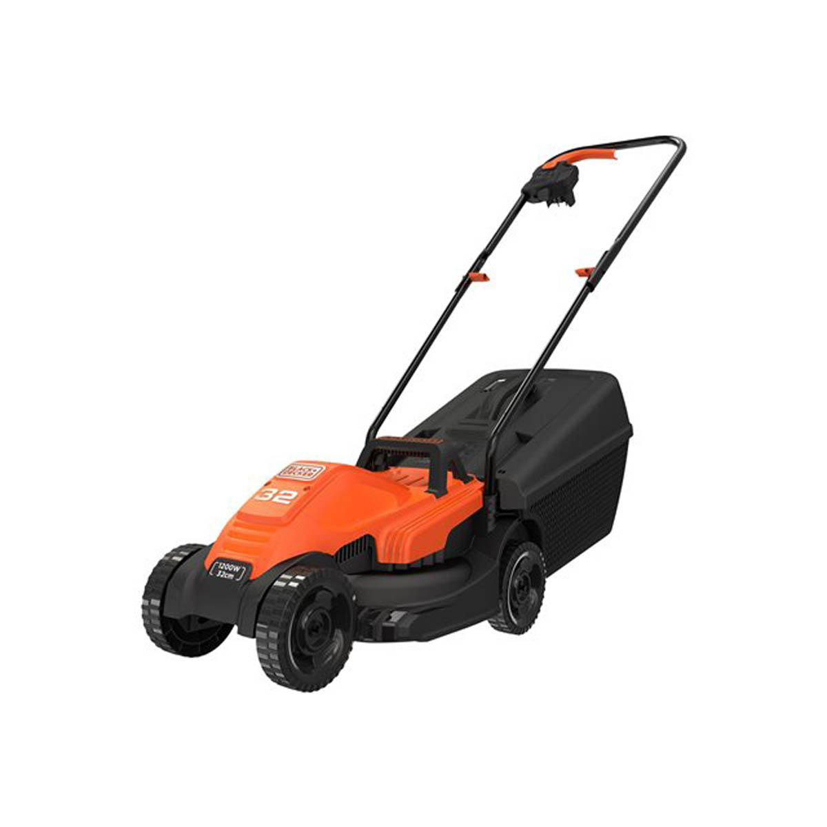 BLACK + DECKER Lawnmower 32cm Corded Compact Adjustable Height 35L 1200W - Image 1