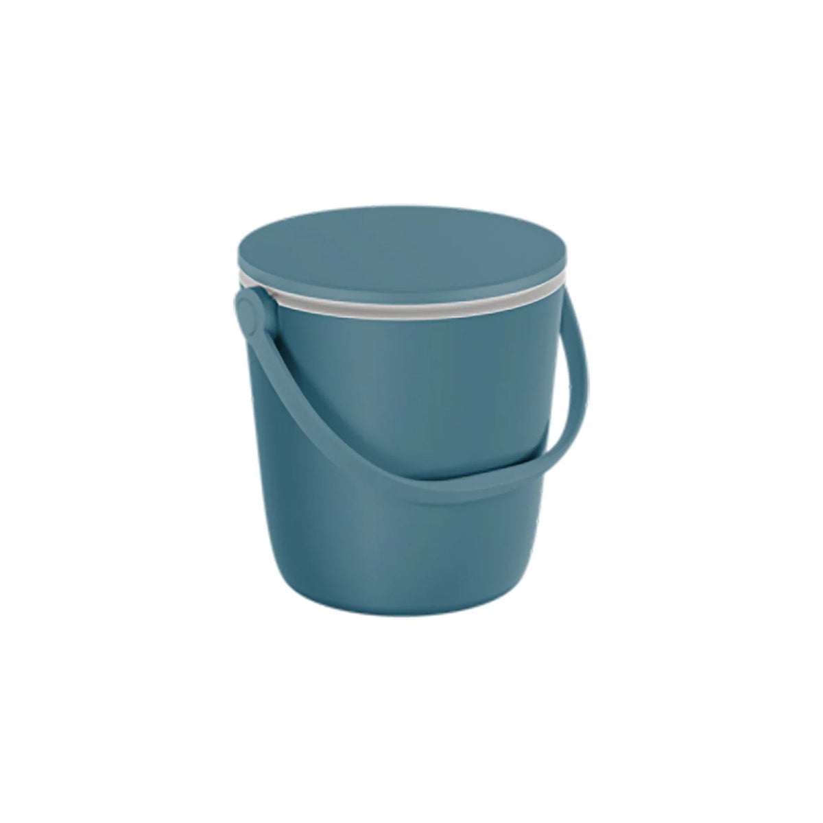 Keter Drinks Cooler Go Bar Cool Stool 16L Ocean Blue Patio Table - Image 1