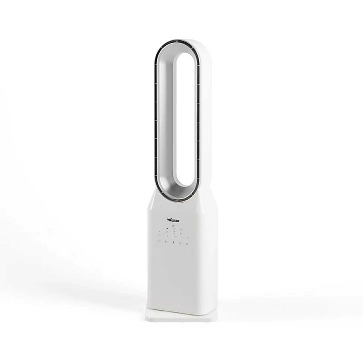 Tristar Air Cooler Fan Portable White LED Remote Bladeless Timer Oscillating - Image 2