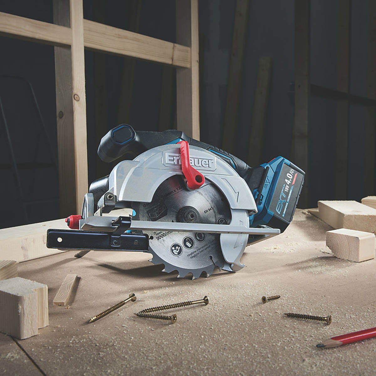 Erbauer Circular Saw Cordless 18V Li-Ion ERI1085CSW 165mm Brushless Body Only - Image 6