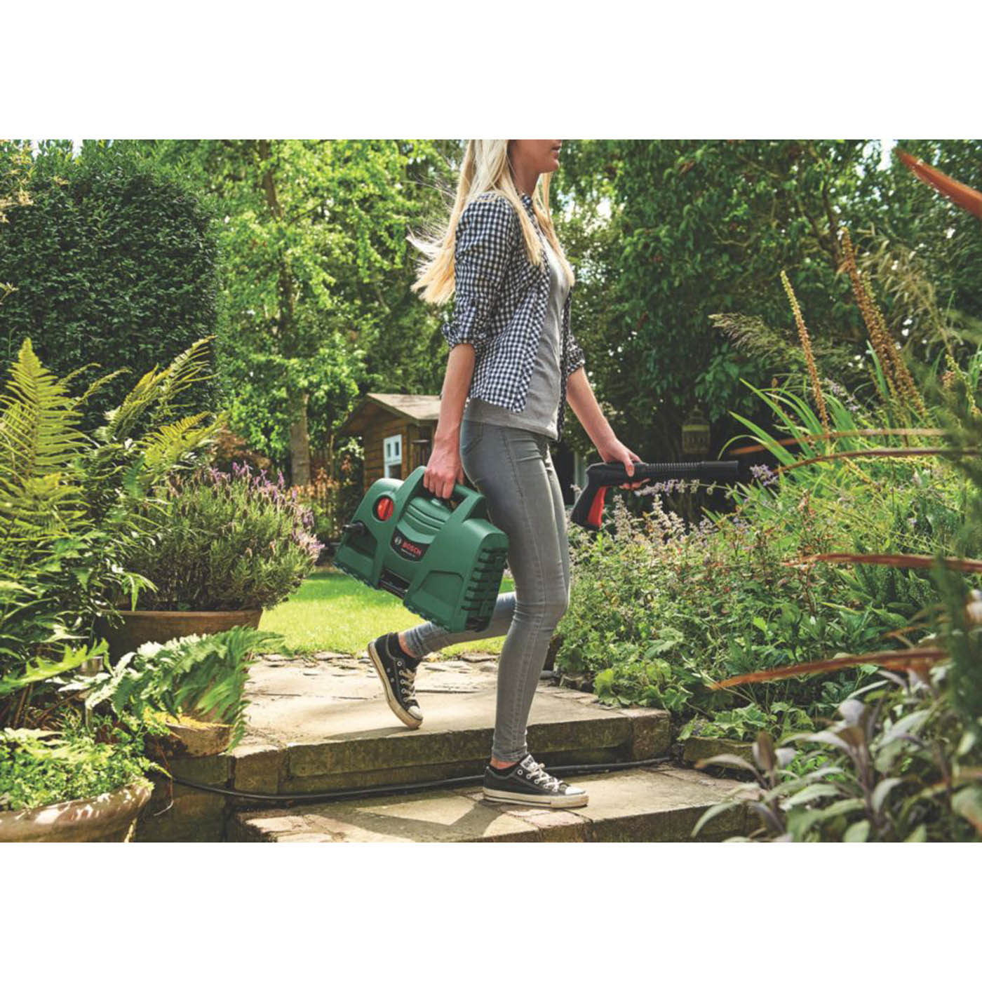 Bosch High Pressure Washer Jet EasyAquatak 100bar Corded Electric 1100W 230V - Image 3