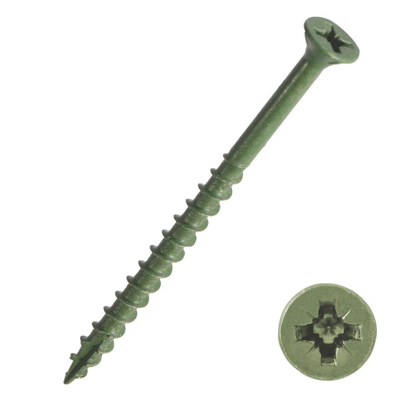 Timbadeck Decking Screws PZ Double-Countersunk Outdoor 4.5 x 65mm 2500 Pack - Image 1