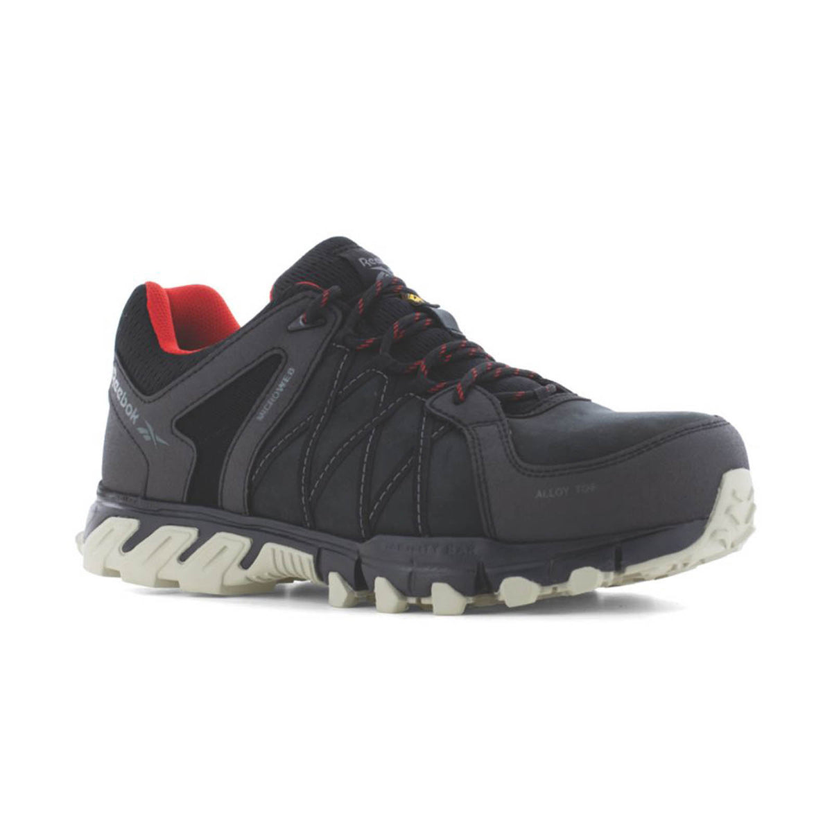 Reebok Safety Trainers Mens TrailGrip Wide Fit Black Work Shoes Alloy Toe Size 8 - Image 1
