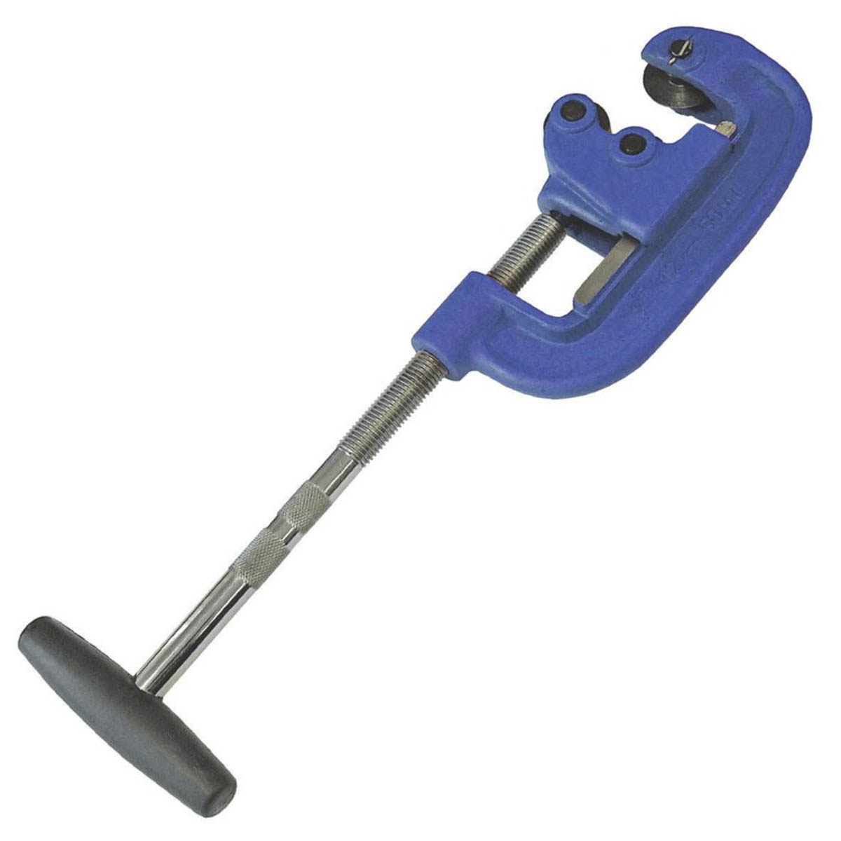 Faithfull Steel Pipe Cutter 12-50mm Manual Adjustable Heavy-Duty Durable - Image 2