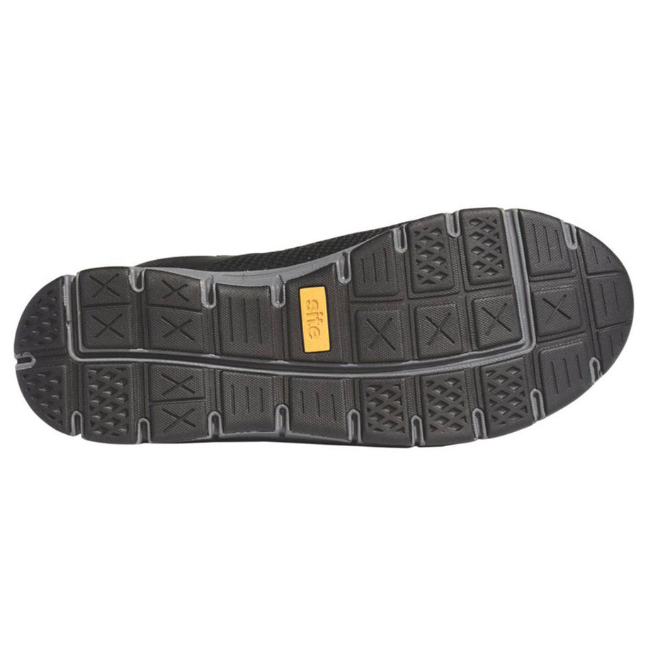 Site Safety Trainers Mens Wide Fit Black Lightweight Work Boots Steel Toe Size 4 - Image 4