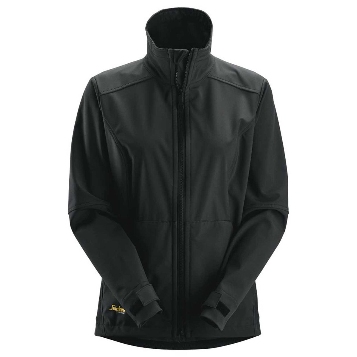 Snickers 1247 Womens Softshell Jacket Black Size 16-18 - Image 1