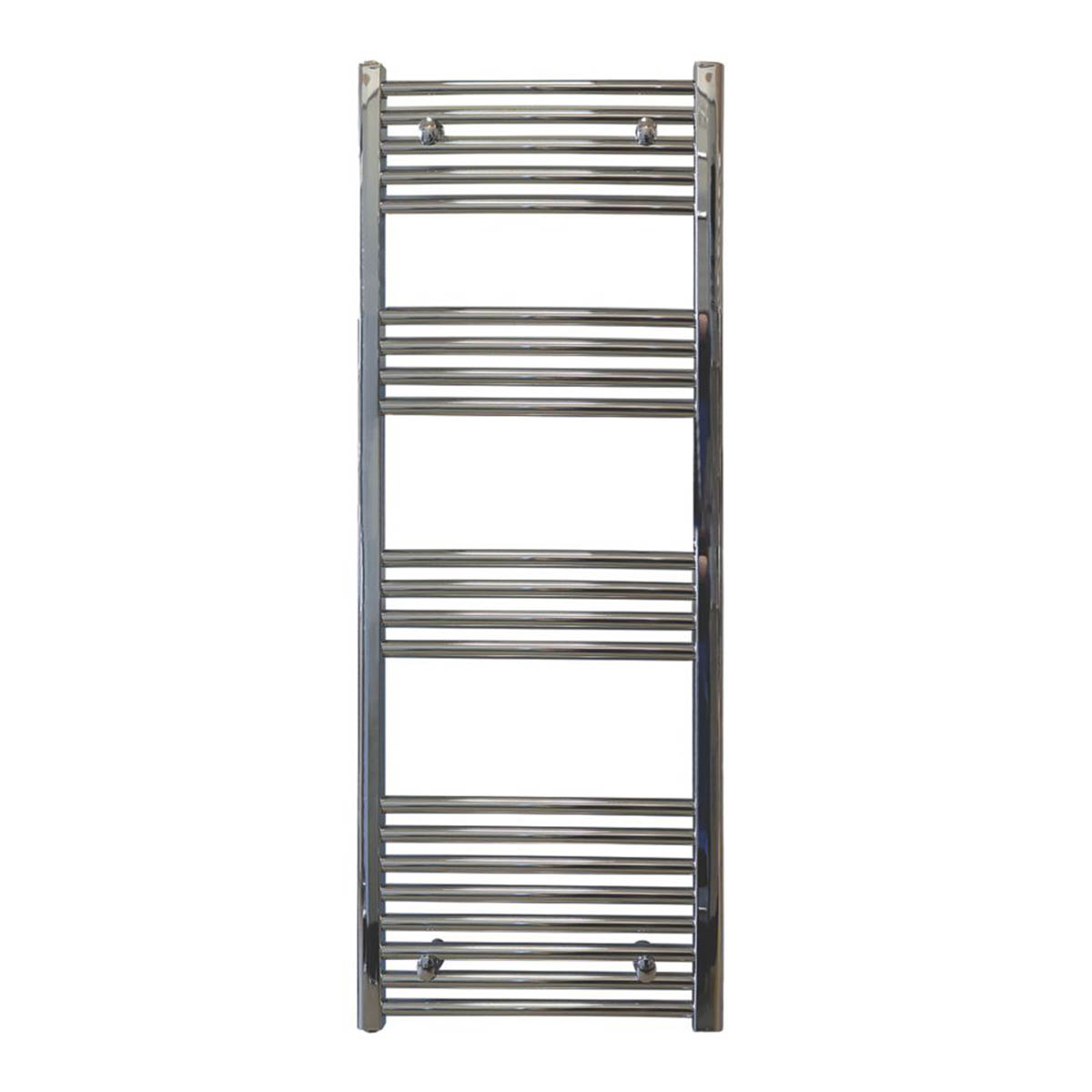 Towelrads Flat Towel Radiator Chrome Ladder Bathroom 1200x600mm - Image 1