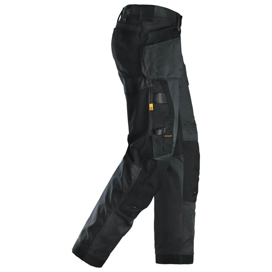 Snickers Work Trousers Mens Relaxed Fit Black Stretch Multi Pockets 36"W 32"L - Image 5