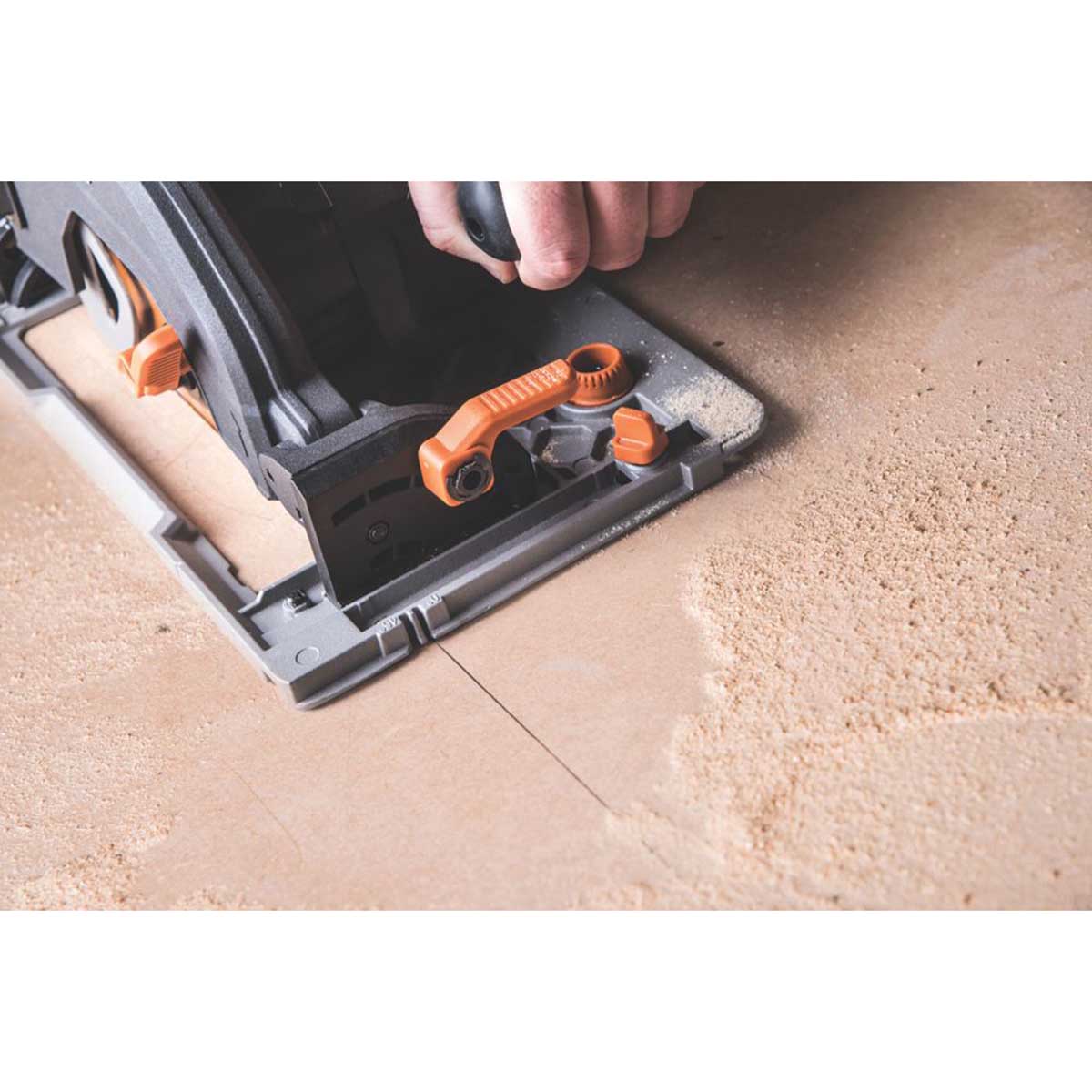 Evolution Circular Saw And Track Electric R185CCSX Multi Material 185mm 1600W - Image 3