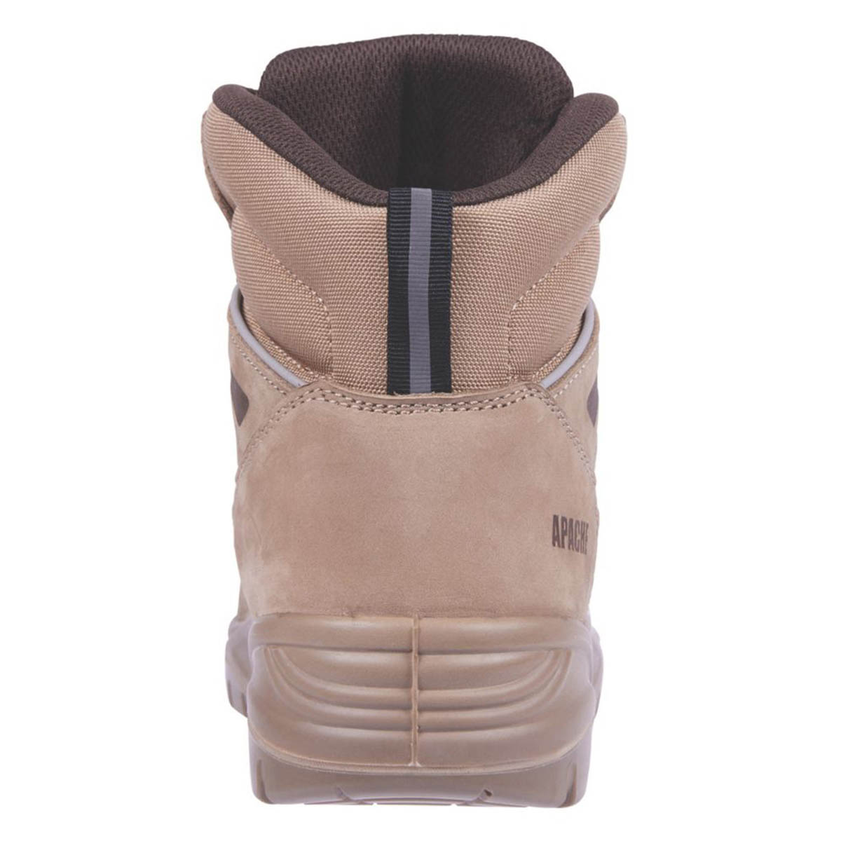 Apache Mens Safety Boots Stone Beige Steel Toe Cap Comfort Ankle Size 10 - Image 4