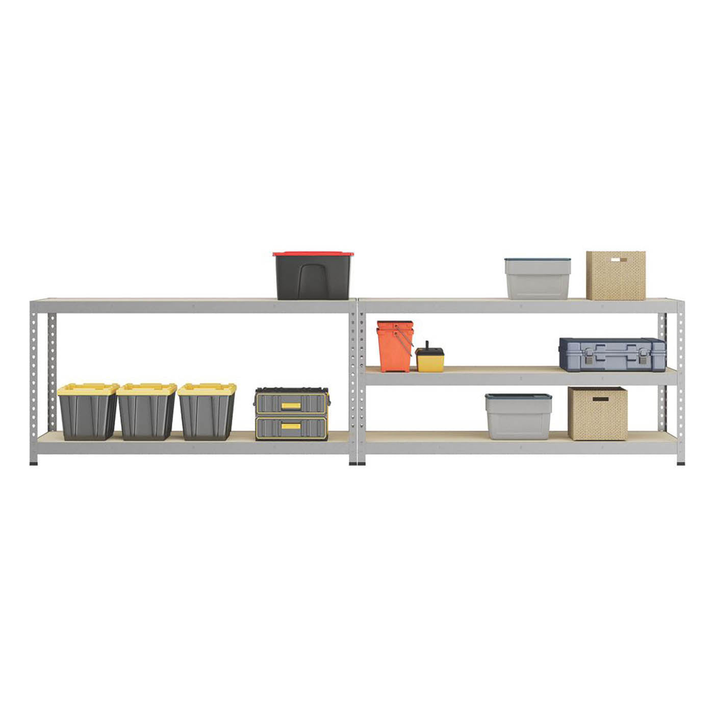 RB Boss Garage Shelving Unit 5 Tier Metal Heavy Duty 1600mm x 600mm x 1800mm - Image 3