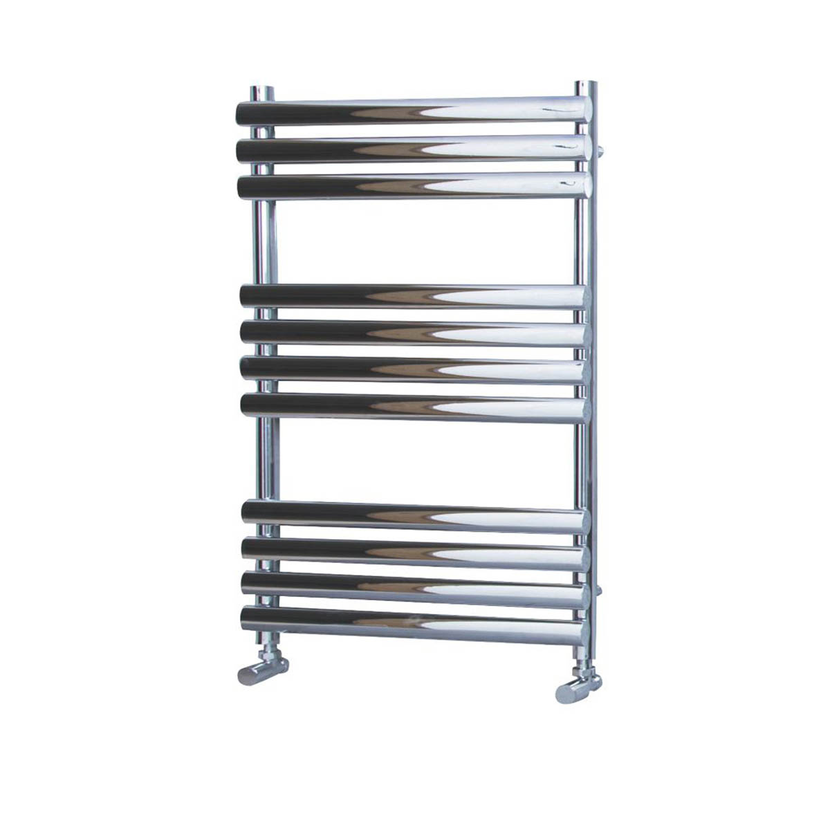 Towelrads Dorney Towel Radiator Chrome Flat Ladder 800x500mm - Image 1