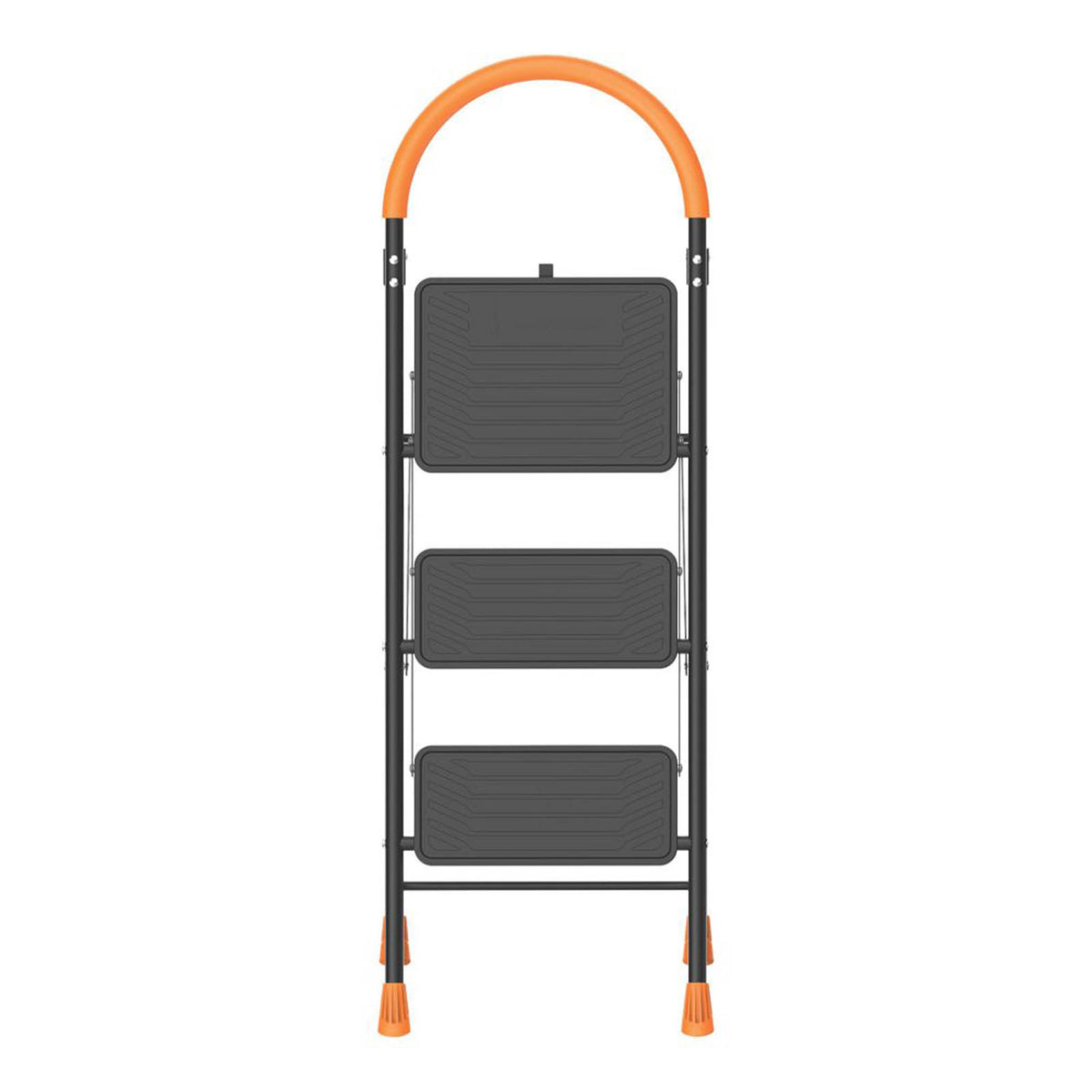 Magnusson Steel 3 Step 700mm Folding Step Stool With Platform - Image 2