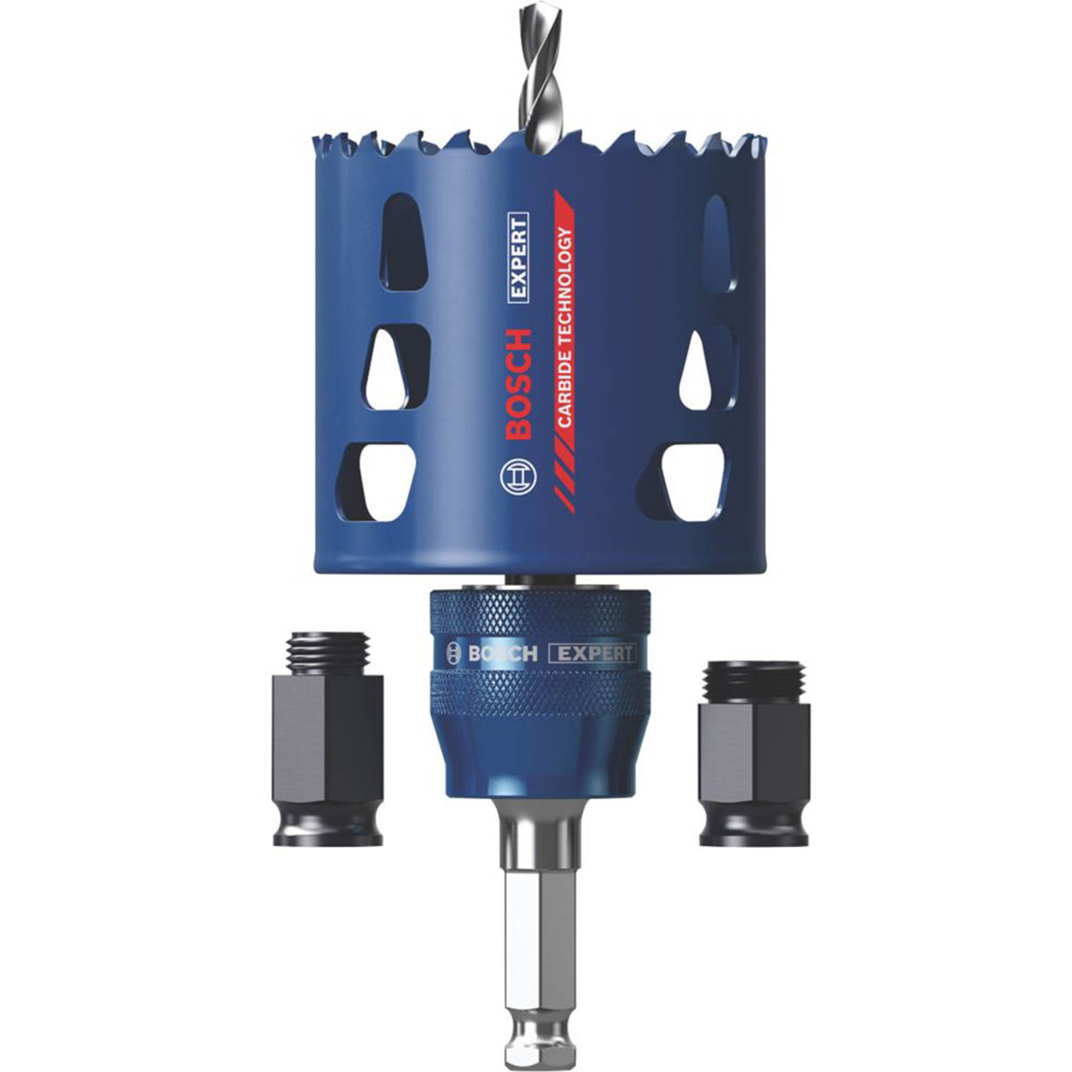 Bosch Holesaw Starter Kit 68mm Expert Wood Brick Soft Tiles Plastic Steel - Image 1