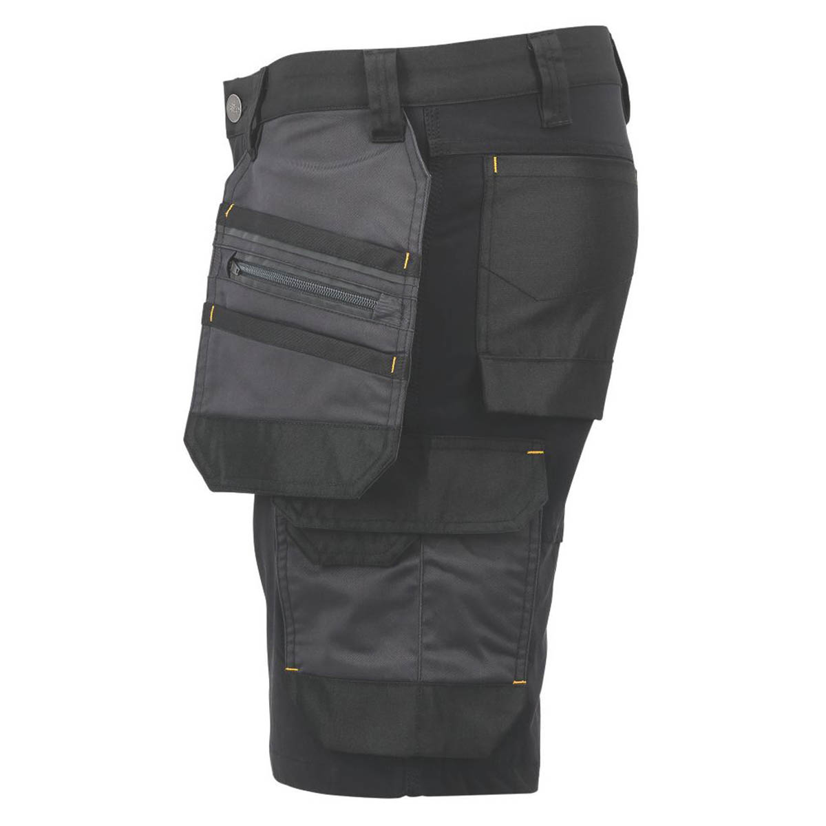 Site Mens Work Shorts Black Grey Holster Pockets Slim Fit Stretch 32" W - Image 5